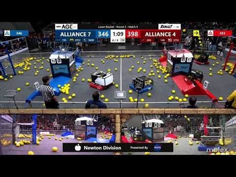 Match 9 (R3) - FIRST Championship - FIRST Robotics Competition - Newton Division presented by NASA