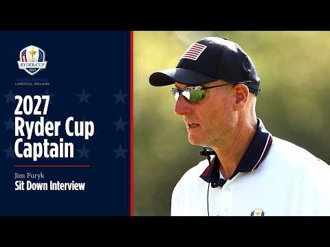 Jim Furyk Interview | 2027 Ryder Cup Captain