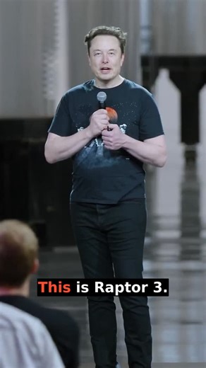 @bestofelonx on Instagram: "Elon Musk: Raptor 3 is alien technology. “Raptor 3 is a massive increase in payload capability, in engine efficiency, and in reliability. This is really a revolutionary engine. Raptor 3 is really kind of an alien technology rocket engine. Even industry experts, when we showed a picture of the Raptor 3, said, that engine is not complete. Then we said, here's the engine, not complete, firing at a level of efficiency that has never been achieved before. That is one clean