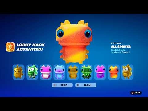 How to Get ALL TRICK OR TREAT SPRITES ADMIN PANEL CODES In Fortnite! (Lobby Hack Activated)