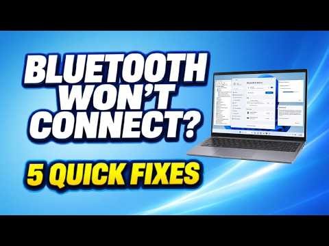 Bluetooth Not Connecting in Windows 11? Fix Pairing & Disconnects