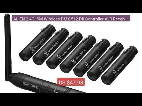 ALIEN 2.4G ISM Wireless DMX 512 Dfi Controller XLR Receiver Tr... — Best Buy 2026 | Great Quality!