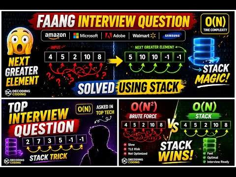 Stack Trick You Must Know | FAANG Interview Question