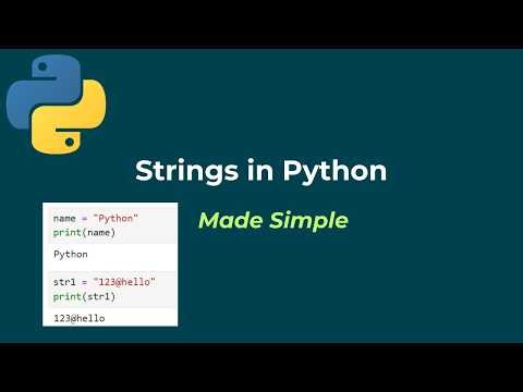 Strings in Python Explained | Indexing & Negative Indexing (Jupyter Style) | Part 1