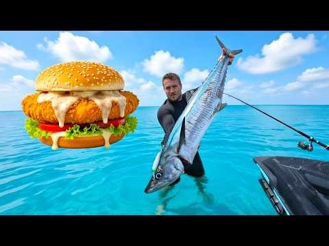 Monster Fish Jet Ski Catch & Cook!