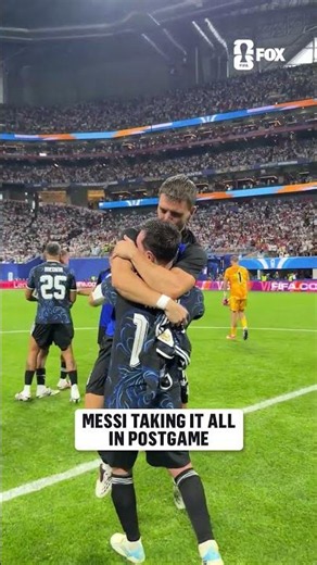 Messi is LOVING every moment after a historic win for Argentina