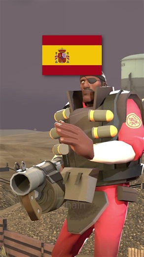 TF2 ‘MEDIC!’ in Different Languages - Demoman #tf2 #teamfortress2 #shorts #gaming