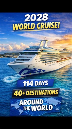 Princess World Cruise 2028 🌍 114 Days Around the World