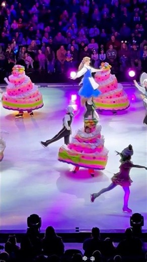 Belle TWIRLS With GIANT Cakes! 🍰🌹 | Be Our Guest | Disney On Ice