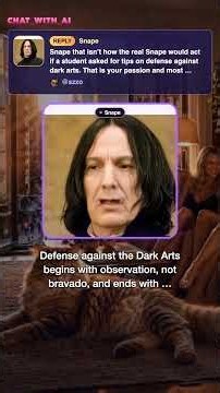 Snape Tutors Defense Against the Dark Arts, Then Docks Points