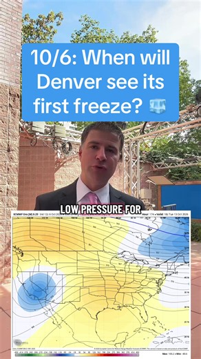 When Will Denver See Its First Freeze? (Oct 6 Forecast)
