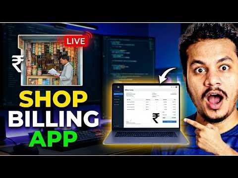 Building Billing Software LIVE 😳 Can Shops Use This? | Python Project