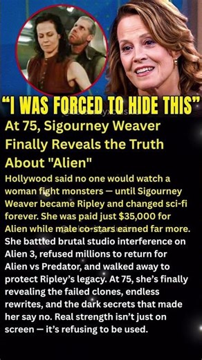 At 75, Sigourney Weaver Finally Reveals the Truth About "Alien" #shorts