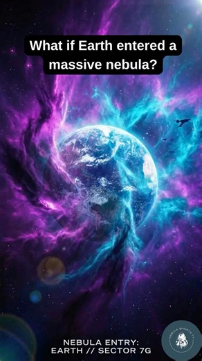 What If Earth Entered a Massive Nebula? 🌌😱 #space #spacemusic #universe #facts #nasa #astronomy
