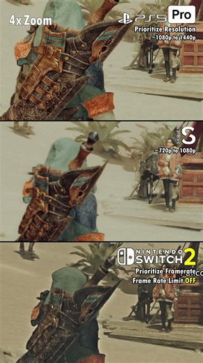 Monster Hunter Wilds Looks SHARPER on Switch 2 Than Series S?!