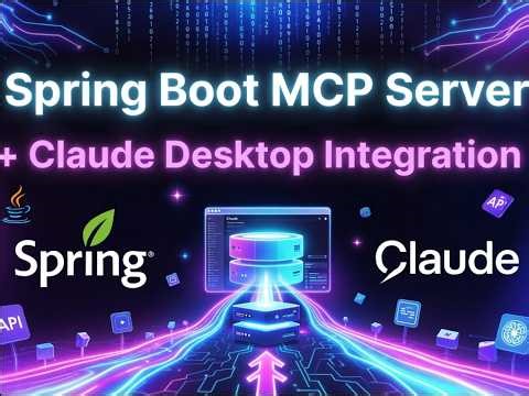 Spring Boot MCP server with Claude Desktop.