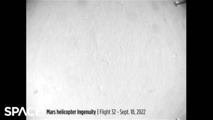 Time-lapse of Mars helicopter Ingenuity's 32nd and 33rd flight