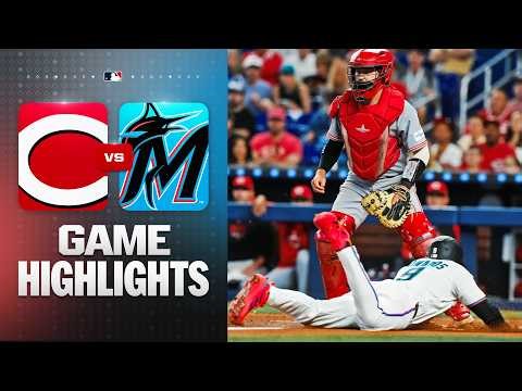Reds vs. Marlins Game Highlights (4/9/26) | MLB Highlights
