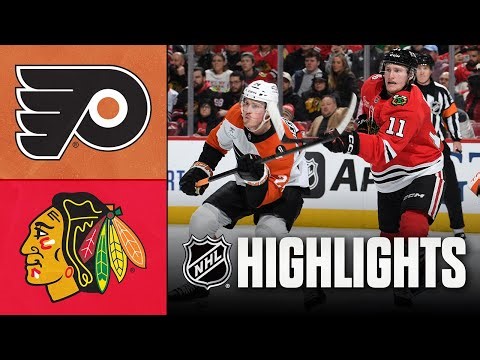 Flyers vs. Blackhawks | NHL Highlights | December 23, 2025