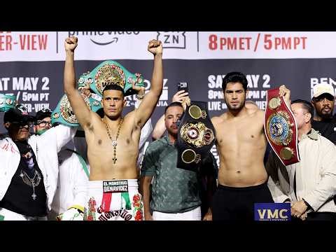 Benavidez vs Zurdo Main Card - Full Weigh-In | PBC PPV