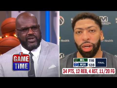Anthony Davis makes Wizards a THREAT in the East - NBA GameTime reacts to AD's MONSTER debut