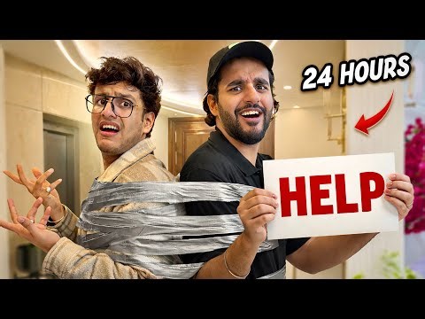 I Got Duct Taped to my Brother For 24 Hours 😱