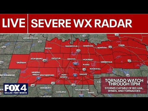 🔴LIVE: Severe weather radar for North Texas