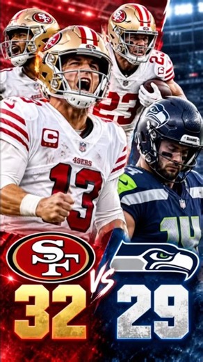 THE SAN FRANCISCO 49ERS SURVIVE A NAIL-BITING BATTLE AGAINST THE SEATTLE SEAHAWKS! 🔥🏈