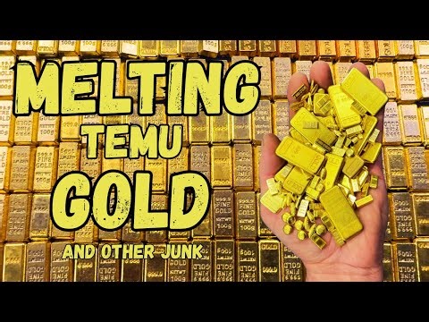 Melting Gold From Temu & Other Junk - Shredding Granulating and More - BigStackD