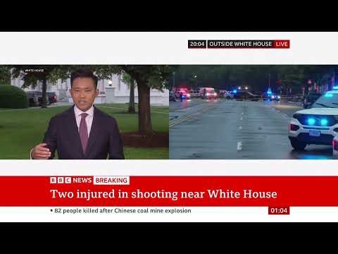 Two wounded in shooting near White House, US media reports| BBC News