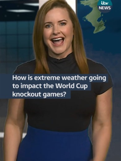 A huge heat warning is in place across much of the US and Canada- where many of the World Cup matches are happening with experts saying this could be the hottest World Cup on record #weather #heatwave #worldcup2026🏆