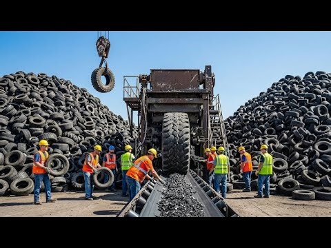 Inside the World’s Largest Tire Factory – How Millions of Tires Are Made in 8K