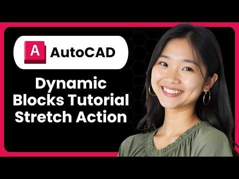 AutoCAD Dynamic Blocks Tutorial: Stretch Action