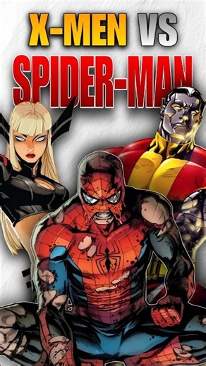 Spider-Man vs X-men Colossus & magik #marvel #spiderman #xmen