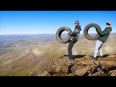 Tires Vs Mountain! Closest To The Pin Wins