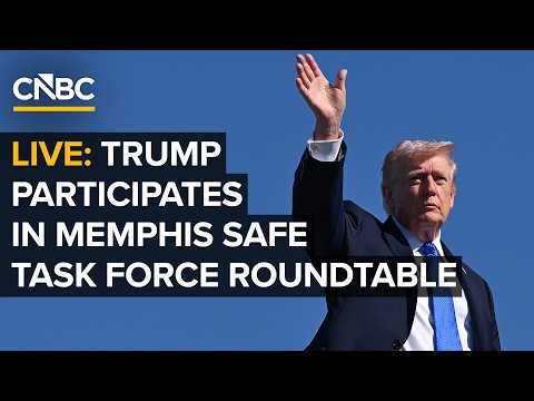 LIVE: President Trump participates in the Memphis Safe Task Force Roundtable — 3/23/2026