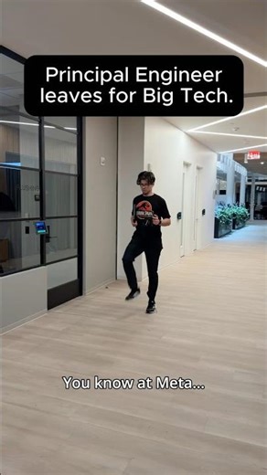 Engineer leaving for Big Tech.