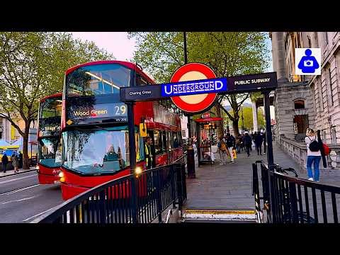 London's Most Iconic Streets at Sunset | Big Ben to Piccadilly Circus 4K HDR 🇬🇧