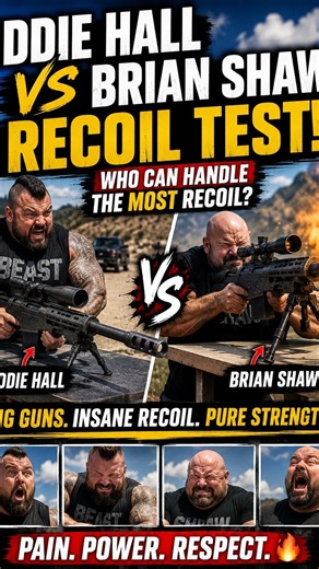 Eddie Hall vs Brian Shaw: Recoil Test 😳💥