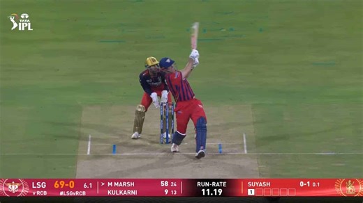 IPL 2026 M50: LSG vs RCB - Mitchell Marsh Six | IPL Videos, Highlights & Latest Updates