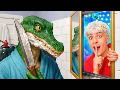 We Built 3 SECRET Rooms to Spy on Bombardiro Crocodilo!