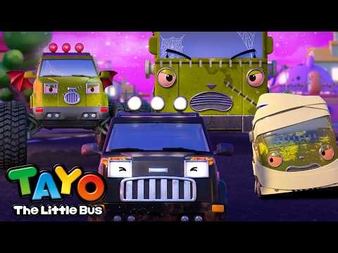 Let's Go! Zombie Rescue Team | Zombie VS Villain | 🎃Halloween Kids Song | Tayo the Little Bus
