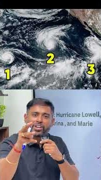 Why are THREE hurricanes active in the Pacific - Upsc Current Affairs | Sudarshan gurjar