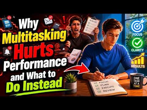 Why Multitasking Hurts Performance and What to Do Instead