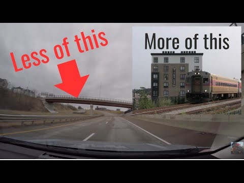 Highway removed for Transit Oriented Development! South Coast Rail - Fall River, MA