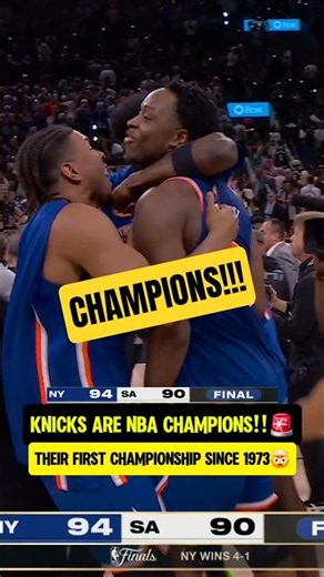 KNICKS ARE NBA CHAMPIONS AGAIN!!🚨