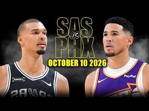 San Antonio Spurs vs Phoenix Suns Full Game Highlights - October 10, 2026 | NBA Preseason