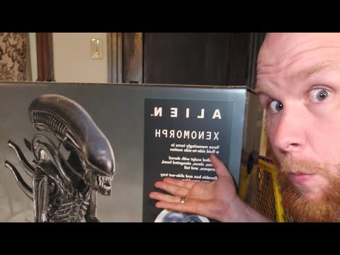 Spirit Halloween Alien Xenomorph Life-size Animatronic Unboxing And Assembly Live