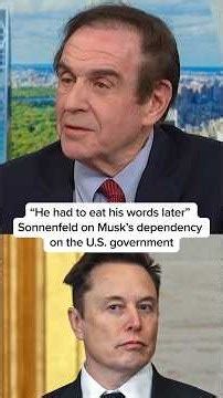 'He had to eat his words later': Musk's dependency on the U.S. government