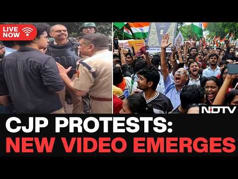 CJP Protest LIVE News | New Video Of CJP Protests Emerges | Video Shows Delhi Police Warning CJP
